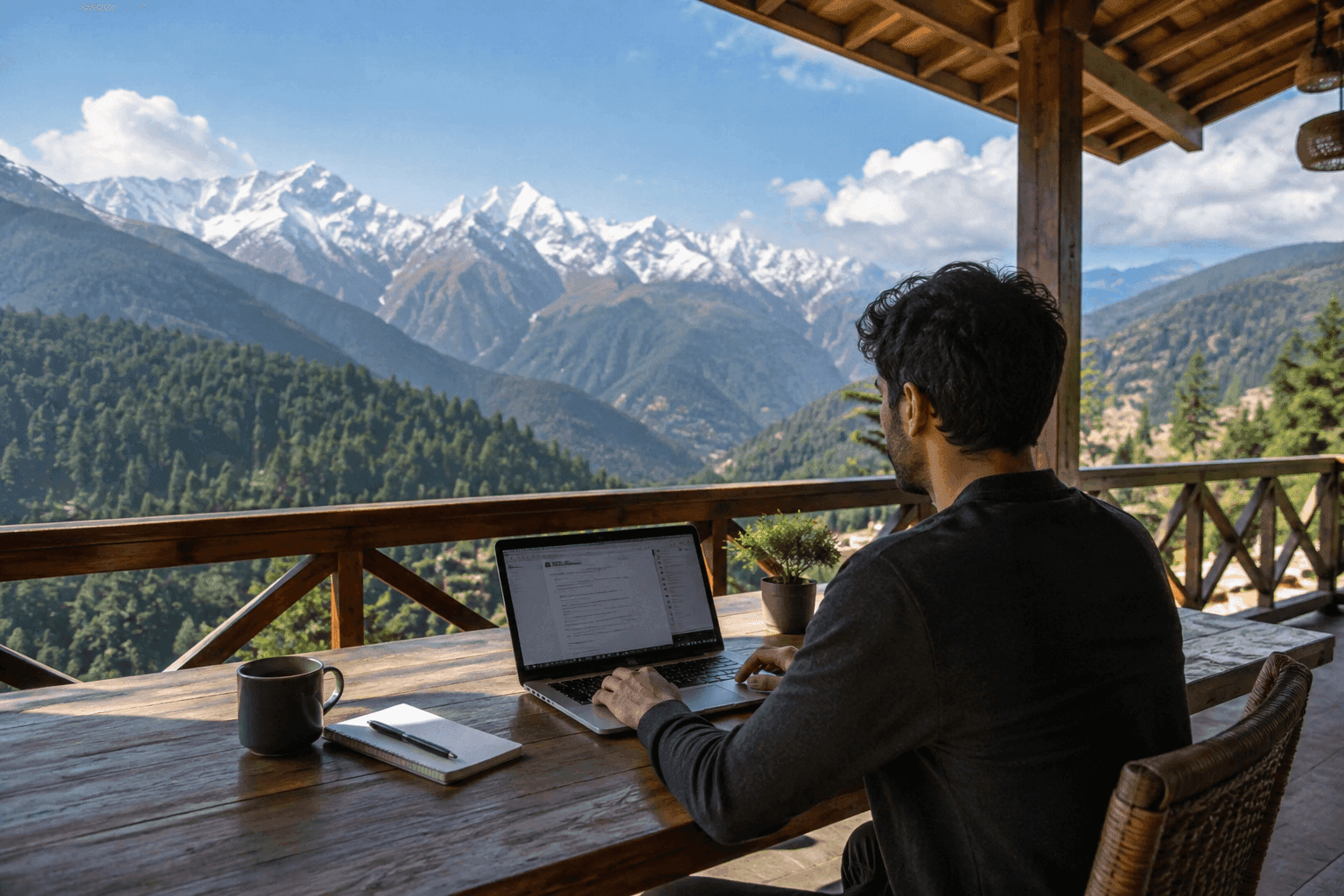 Work remotely. Live differently.